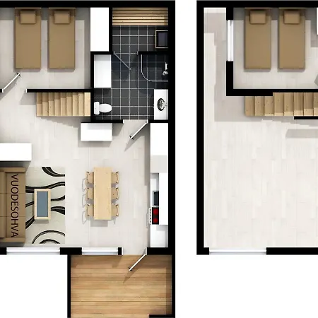 Levillas Sointuilevi 1a72, 2 Pass Included アパート